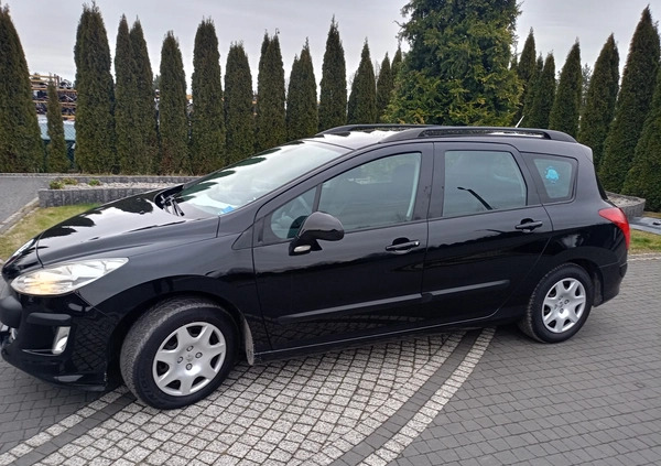 Peugeot 308 cena 9300 przebieg: 263222, rok produkcji 2009 z Sędziszów małe 154